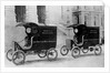White Steam Trucks by Anonymous