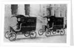 White Steam Trucks by Anonymous