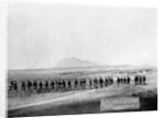 U.S. Infantry Marching near Fort Meade by Anonymous