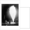 Natural gas wells, 1906. Burning well at Independence, Kansas by Anonymous