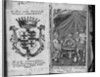 Coat of Arms of Colleredo-Meinz and Wallese Family and Three Men With New Drinks From Their Country of Origin by Anonymous