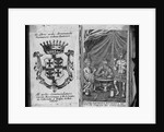 Coat of Arms of Colleredo-Meinz and Wallese Family and Three Men With New Drinks From Their Country of Origin by Anonymous