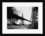 Oil Gushing from Spindletop Hill in Beaumont, Texas by Anonymous