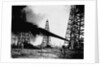Oil Gushing from Spindletop Hill in Beaumont, Texas by Anonymous