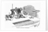 Hughes' Telegraph Instrument Wood Engr. Harper's Weekly, 1858 by Anonymous