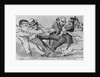 Political Cartoon Enttitled, "Rebel Enlistment-A'Willing Voluteer.'" Shows man Being Forced, 1862 by Anonymous