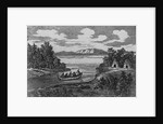 Native Americans Rowing a Conoe With White Prisoners by Anonymous