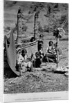 A Navajo Family Outside Their Home by Anonymous