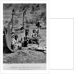 A Navajo Family Outside Their Home by Anonymous