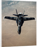 Modified NASA F-18 in Flight by Anonymous