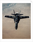 Modified NASA F-18 in Flight by Anonymous