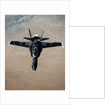 Modified NASA F-18 in Flight by Anonymous
