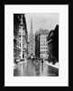 Wall Street and Trinity Church Spire, New York by Anonymous