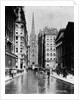 Wall Street and Trinity Church Spire, New York by Anonymous