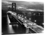 Lights Illuminate the Newly Completed San Francisco Oakland Bay Bridge by Anonymous