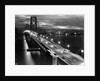 Lights Illuminate the Newly Completed San Francisco Oakland Bay Bridge by Anonymous