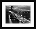 Lights Illuminate the Newly Completed San Francisco Oakland Bay Bridge by Anonymous