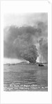 Thick Smoke Billows From Burning Oil Tanks by Anonymous