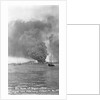 Thick Smoke Billows From Burning Oil Tanks by Anonymous