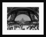 Visitors Strolling Around the Eiffel Tower by Anonymous