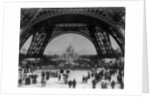 Visitors Strolling Around the Eiffel Tower by Anonymous