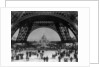 Visitors Strolling Around the Eiffel Tower by Anonymous