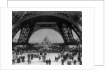 Visitors Strolling Around the Eiffel Tower by Anonymous
