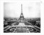Eiffel Tower Over Exposition 1889 by Anonymous