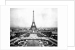 Eiffel Tower Over Exposition 1889 by Anonymous