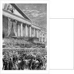 Wood Engraving Inauguration of President Grant by Anonymous
