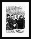 Wood Engraving Our New President Taking the Oath by Anonymous