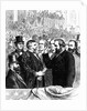 Wood Engraving Our New President Taking the Oath by Anonymous
