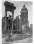 Ruins of San Francisco City Hall by Anonymous
