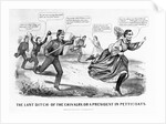 The Last Ditch of the Chivalry, or a President in Petticoats by Currier & Ives