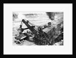 Steam Shovel in an Open pit Copper Mine by Anonymous
