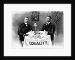 Booker T. Washington Dines With President Roosevelt by Anonymous