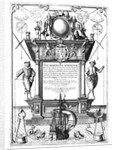 Title Page Engraved by Theodor de Bry From The Mariners Mirrour by Anonymous