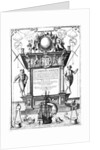 Title Page Engraved by Theodor de Bry From The Mariners Mirrour by Anonymous