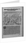 Group of Cannibal Indians Dismembering and Cooking Captives by Theodor de Bry From America by Anonymous
