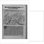Group of Cannibal Indians Dismembering and Cooking Captives by Theodor de Bry From America by Anonymous