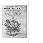 Advertisement Seeking Colonists for Virginia by Anonymous