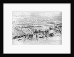 The Battle of Gettysburg - View from the Summit of Little Round Top on the Evening of Thursday, July 2, 1863 by Edwin Forbes