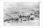 The Battle of Gettysburg - View from the Summit of Little Round Top on the Evening of Thursday, July 2, 1863 by Edwin Forbes