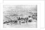The Battle of Gettysburg - View from the Summit of Little Round Top on the Evening of Thursday, July 2, 1863 by Edwin Forbes
