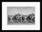 Apache Indians in Front of Wickiup by Anonymous