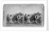 Apache Indians in Front of Wickiup by Anonymous