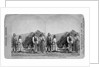 Apache Indians in Front of Wickiup by Anonymous