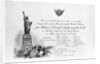 Invitation to the Inauguration of the Statue of Liberty by Anonymous