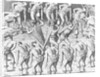 Caraibes Indians Dancing and Smoking Pipes by Theodor de Bry From America by Anonymous