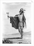 Portrait of Kaskaskia Indian by Anonymous